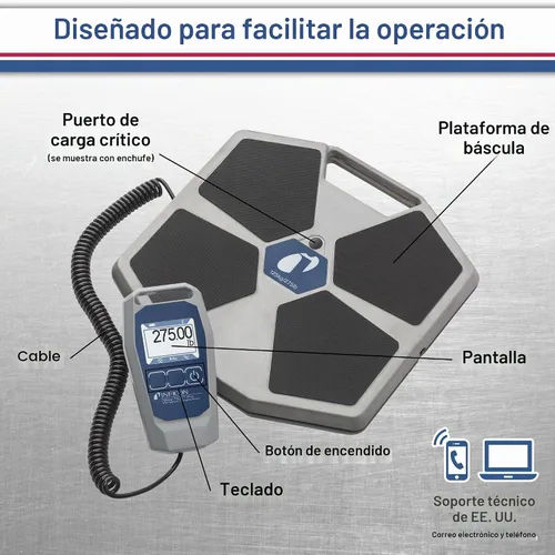 Vista 4 de INFICON Wey-TEK Pro - Báscula de carga de refrigerante
