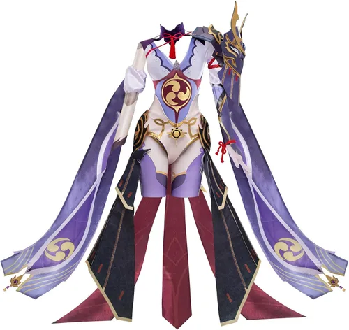 Vista 2 de CR ROLECOS Genshin Impact Cosplay Costume Outfit Halloween Party Suit