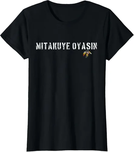 Vista 32 de Native American Pride I Lakota Tribe Teton Sioux Nation - Camiseta, Negro, S