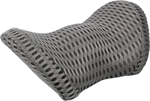 Vista 3 de GREUS Almohada lumbar para asiento de coche, reposacabezas de malla transpirable, para el cuello, cojín de apoyo lumbar para asiento de coche, silla