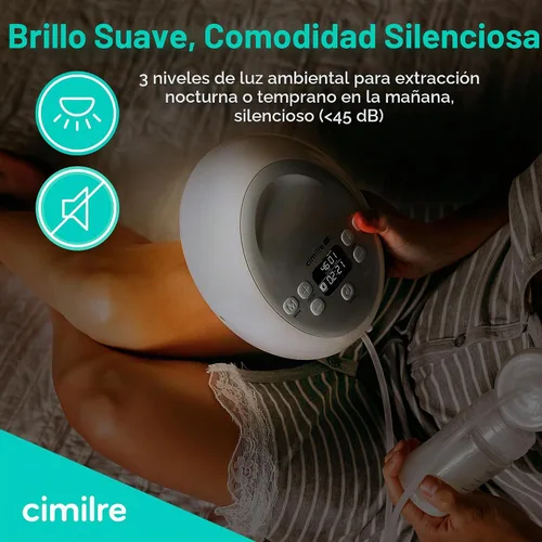Vista 5 de Extractor de leche eléctrico doble ajustable Cimilre S6