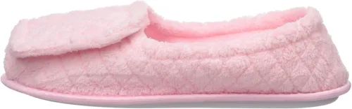 Vista 8 de MUK LUKS - Zapatilla de pie para mujer con punta abierta ajustable, rosa