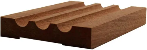 Vista 6 de EWCA46 Estriado 3-1/2" Ancho x 3/4" Carcasa Sin Terminar, Cereza, 42