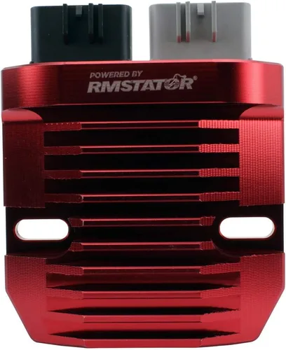 Vista 4 de RMSTATOR Aluminio mecanizado rojo. Mosfet Regulador para Yamaha Royal Star Venture 1300 V Star 110 SR 400 WR 250 YZF R6 600 YFZ R7 700