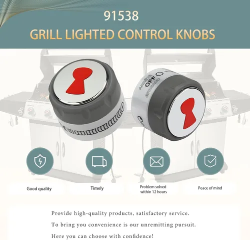 Vista 7 de 91538 Perillas de control iluminadas compatibles con parrillas Weber Summit
