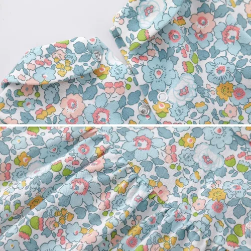 Vista 133 de pureborn Vestido de bebé niña 0-24 meses