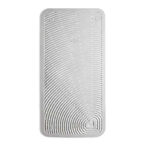 Vista 7 de Munchkin® High 'n Dry™ Organizador y almacenamiento de juguetes de baño, tapete de baño acolchado gris y Soft Spot™ para niños, gris