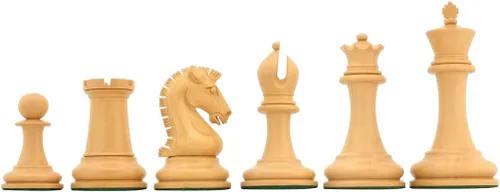 Vista 3 de CHESSBAZAAR Piezas de ajedrez The Sinquefield Cup 2017 Reproducido 3.75" King Original Craftsman Juego de Ajedrez Doble Pesado Piezas Bud