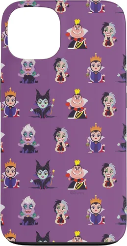 Vista 7 de Disney Villains Kawaii - Carcasa para iPhone 17, color morado