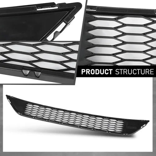 Vista 8 de G-PLUS Rejilla inferior para parachoques delantero, compatible con Ford Edge 2015-2018, BTPS7453MBK, FT4Z-17K945-AA BTPS7453MBK, FT4Z-17K945-AA
