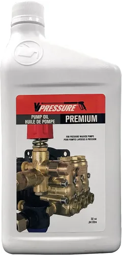 Vista 5 de VEVOR Kit de bomba de hidrolavadora horizontal triplex, 3700 PSI, 2.5 GPM + aceite de bomba prémium para lavadora a presión Valley Industries, 1