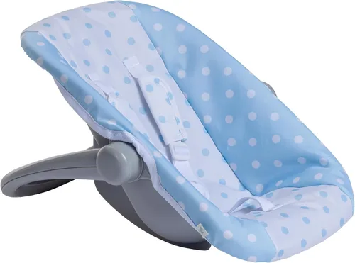 Vista 4 de JC Toys - Para mantener el tiempo de juego Columpio 2 en 1 para muñeca bebé y portador portátil para muñecas de hasta 18" Edades 3+ Azul