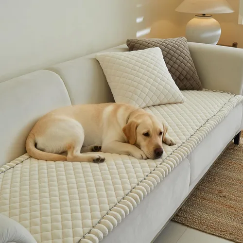 Vista 33 de Fundas de sofá para sofá de 3 cojines, aptas para mascotas, funda de sofá antideslizante lavable