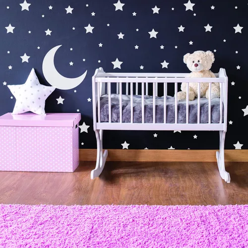Vista 9 de Calcomanías de estrellas blancas – Decoración de papel tapiz de constelación de dormitorio con temática espacial – Calcomanías de habitación de bebé