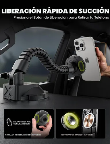 Vista 6 de Bracketron MagAlign X Pro - Soporte de teléfono para camión MagSafe
