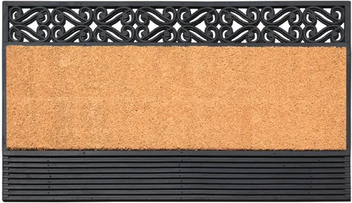 Vista 14 de A1HC - Tapete para puerta de entrada, 24 x 39 pulgadas, duradero, grande, para exteriores, antideslizante, con parte trasera de goma, perfil