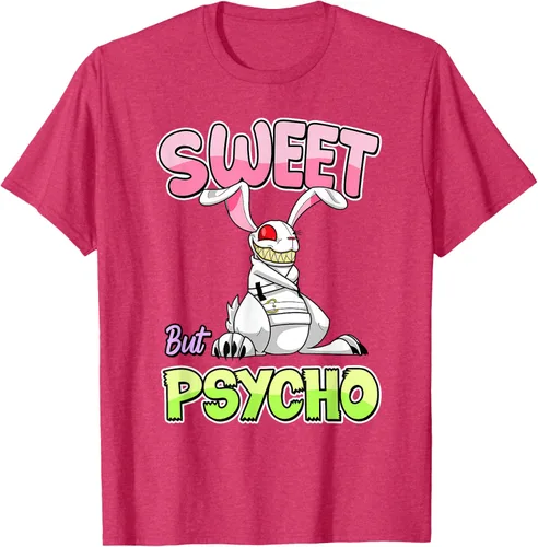 Vista 23 de Sweet But Psycho Shirt Bunny Creepy Gothic Rabbit Funny T-Shirt