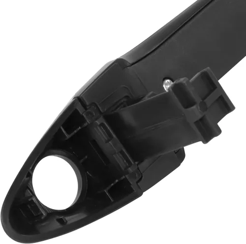 Vista 4 de DNA MOTORING Manija de puerta exterior delantera izquierda compatible con Kia Forte / Forte5 14-18, 14-16 Koup, con cerradura y cromo negro