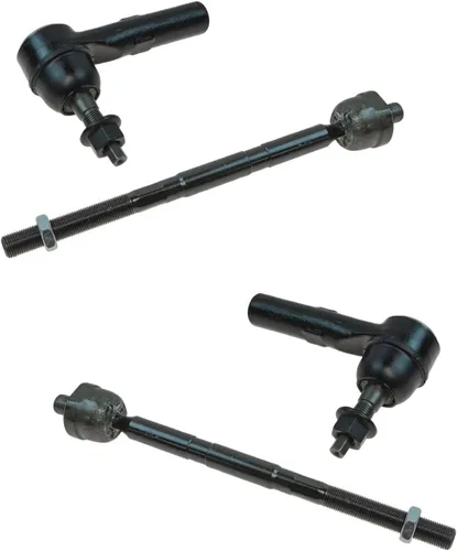Vista 80 de TRQ Juego de varillas de acoplamiento delanteras interiores y exteriores, 4 piezas, compatible con Kia Soul 2014-2019 15-19 Soul EV