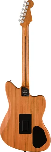 Vista 3 de Fender Acoustasonic Player Jazzmaster Guitarra Acústica Eléctrica, con garantía de 2 años, Sunburst de 2 colores, diapasón de palisandro, con bolsa