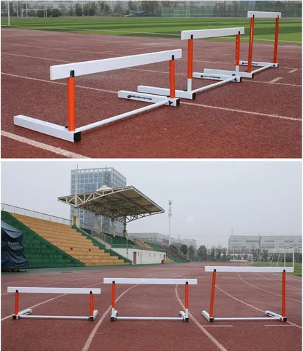 Vista 8 de YXXSDP Profesional de agilidad ajustable obstáculos, pista escolar y equipo de entrenamiento de velocidad de campo, equipo deportivo atlético