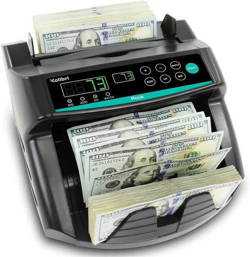 Vista 13 de KOLIBRI Máquina de contador de dinero I Pantalla LCD I Grado de negocio I Avanzado 2CIS/UV/MG/IR/MT/DD/HLF/SN Detección de IRT I Denominación mixta