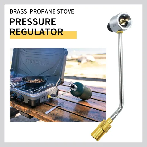 Vista 7 de Tubo regulador de propano de 1 libra para Stansport 189-100 Reemplazo del regulador de presión de gas LP Compatible con Camp Chef Everest 2X