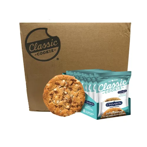 Vista 14 de Galletas de brownie Classic Cookie suavemente horneadas en forma redonda, 2 cajas, 16 galletas envueltas individualmente