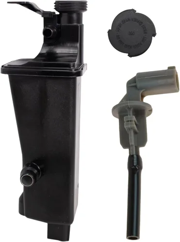 Vista 236 de TRQ Botella de desbordamiento del tanque de expansión del depósito de refrigerante del radiador compatible con Ram ProMaster City CH3014192 2015-2022