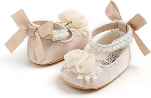 Vista 22 de Zapatos de vestir florales Mary Jane para bebé niña 01 Blanco