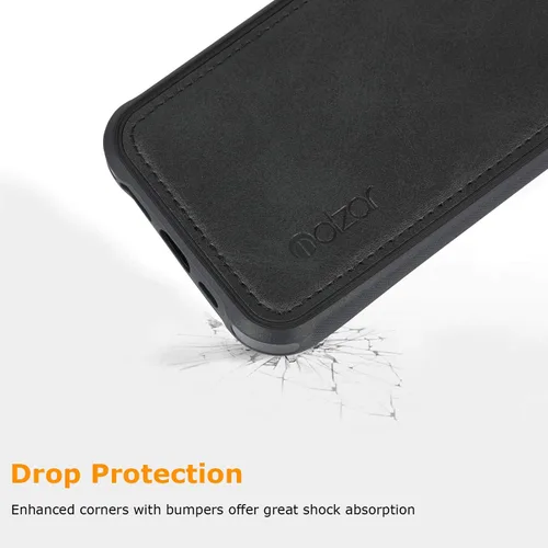 Vista 5 de MAG Series - Funda para iPhone 8 Plus/7 Plus/6 Plus, placa de metal integrada para montaje magnético, funciona con cargadores certificados Qi