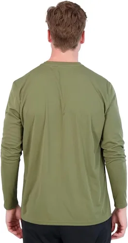 Vista 2 de Denali Performance Teaser playera manga larga con mega protección solar UV UPF 50+ para hombre