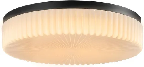 Vista 8 de GLOBE Electric 60309 Lámpara de techo de montaje empotrado de 2 luces, negro mate, acentos de latón antiguo, pantalla de vidrio esmerilado