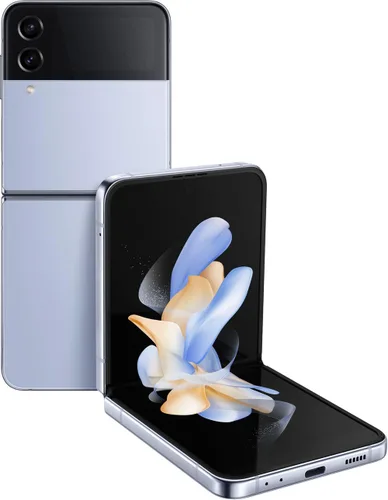 Vista 2 de Samsung Galaxy Z Flip 4, 256GB, negro/blanco/blanco - Desbloqueado (renovado)