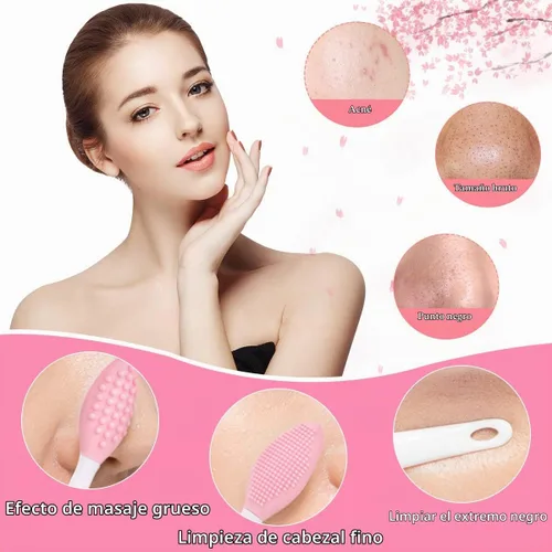 Vista 5 de Yokilly Kit de limpieza facial de silicona: Herramienta para el cuidado de Kit de 6 piezas