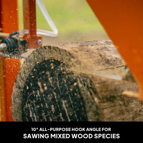 Vista 4 de Wood-Mizer Hojas de sierra de cinta para aserradero de 158 pulgadas, paquete de 5 – Sierrado multiuso DoubleHard 10°