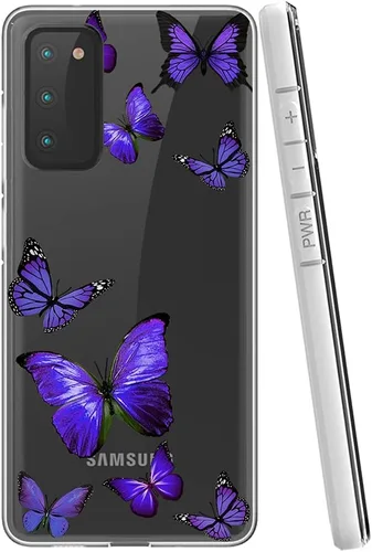 Vista 2 de Funda para Galaxy S20 FE 5G (2020), Samsung S20 FE para niñas, delgada, a prueba de golpes, patrón transparente, flexible, TPU trasero, funda