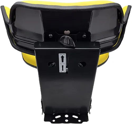 Vista 4 de Asiento universal amarillo de la suspensión del tractor se adapta a John Deere 2550, 2630, 2640, 2750