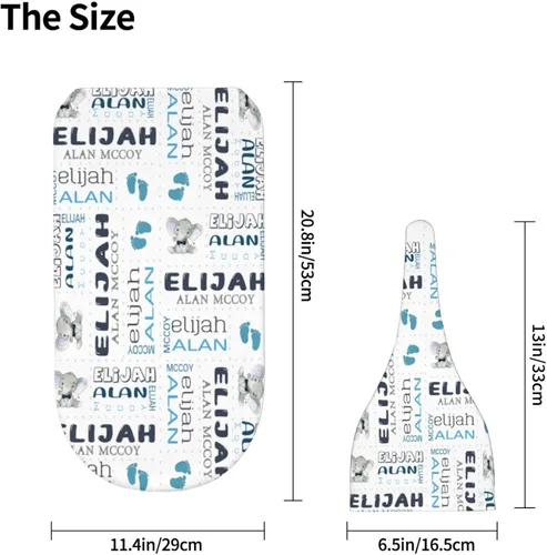 Vista 4 de Manta personalizada para bebé y niño con nombre, mantas de bebé personalizadas para niñas y niños con nombre, artículos personalizados para bebés