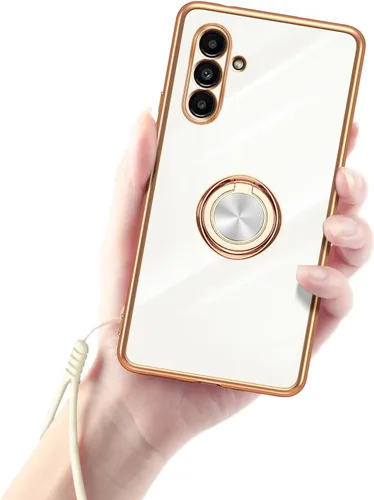 Vista 11 de Funda para Google Pixel 7 Pro para mujer, galvanoplastia, borde dorado, elegancia de lujo, parte inferior de un solo color, cubierta de protección