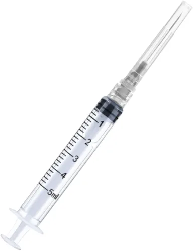 Vista 10 de Paquete de 100 jeringas de 1/2 ml/cc de 31Ga para suministros de laboratorio, empaquetadas individualmente