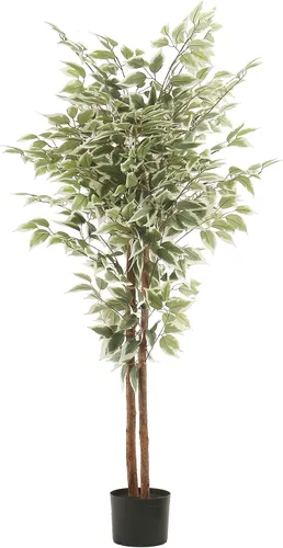Vista 15 de Árbol topiario de cedro de 2.75 pies para puerta de porche delantera, arbustos falsos, planta de ciprés de pino y cedro, árbol artificial en maceta