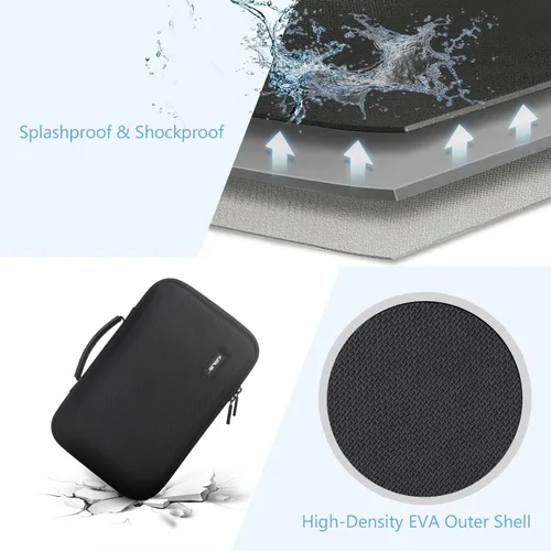 Vista 10 de JSVER Funda de transporte para DJI Mini 4 Pro EVA carcasa rígida funda protectora para DJI Mini 4 Pro/Mini 3/Mini 3 Pro Bolsa de viaje para Mini 4