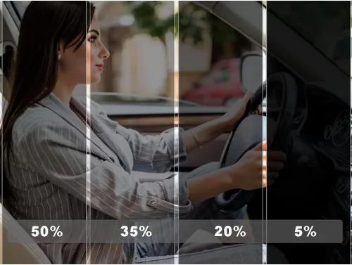 Vista 3 de Rvinyl - Kit de tintado para ventanillas de coche, diseño personalizado, recortes de computadora, solo para ventanas laterales delanteras
