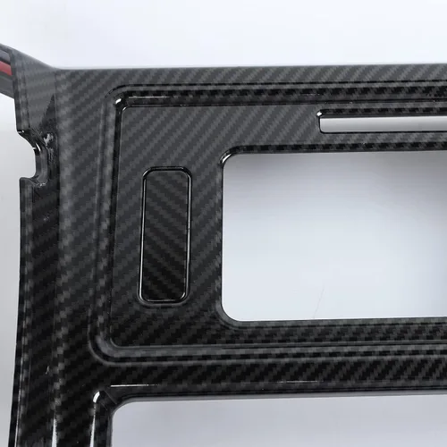 Vista 6 de Linskip Cubierta del panel de cambio de engranajes compatible con accesorios Ford F150 2015 2016 2017 2018 2019 2020 Ford F150 2015 2016 2017 2018