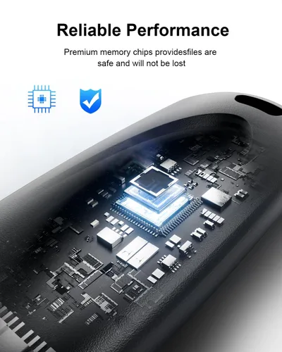Vista 7 de Unidad flash USB C de 256 GB de hasta 450 MB/s, USB 3.2 Gen 1 tipo C compatible con Android, iPhone 15/16, portátiles, tabletas, negro