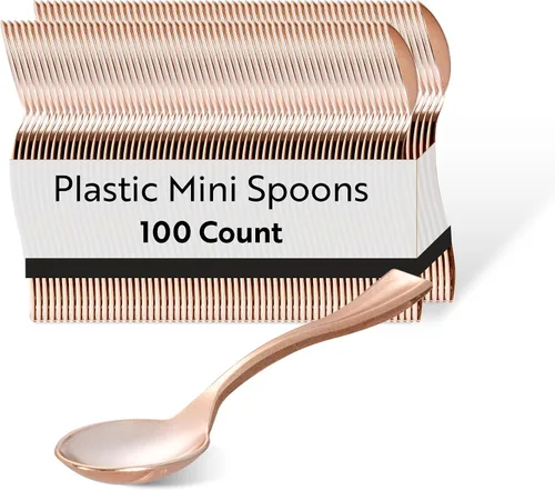 Vista 13 de Restaurantware - Mini tenedor de 4 pulgadas, 100 tenedores pequeños desechables – resistente, par con hormigueros, postres o muestras, tenedores