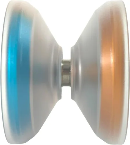 Vista 2 de Nine Dragons YoYo (Aqua Orange Fade con tapas transparentes)