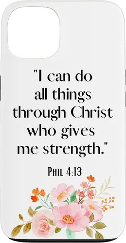 Vista 7 de I Can Do All Things Through Christ Jesus Philippians 4:13 Case for iPhone 17