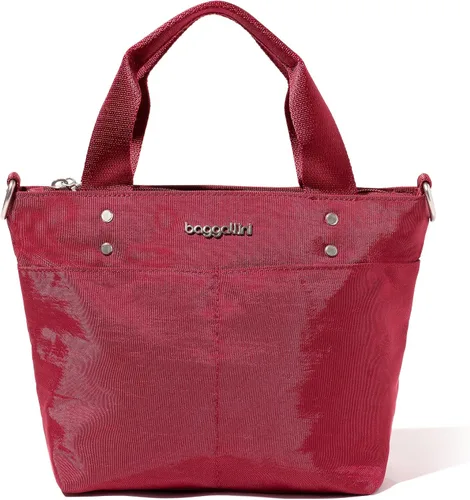 Vista 5 de Baggallini Mini bolso de mano, Rojo (Ruby Red)